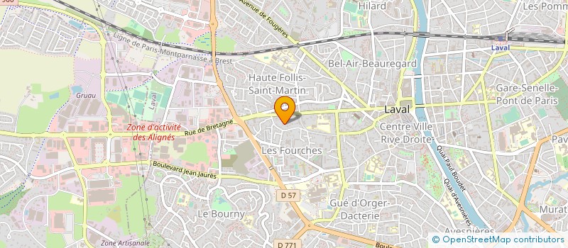 localisation de l'entreprise SARL LEMAILE TAXI à LAVAL