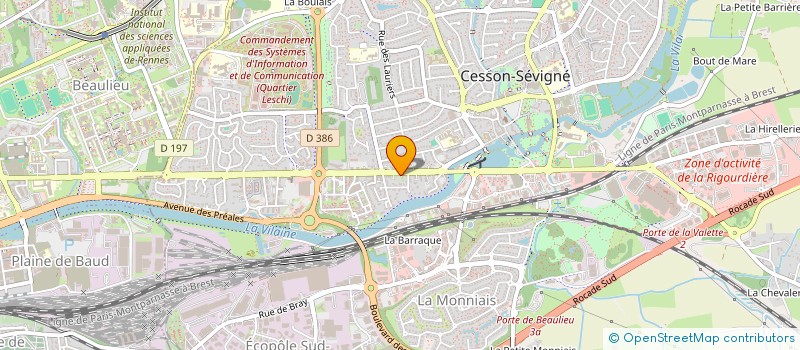 localisation de l'entreprise SARL LEMAITRE GAETAN  CESSON-SEVIGNE