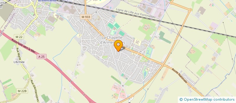 localisation de l'entreprise SARL LEMAN  LA CHAPELLE-D'ARMENTIERES