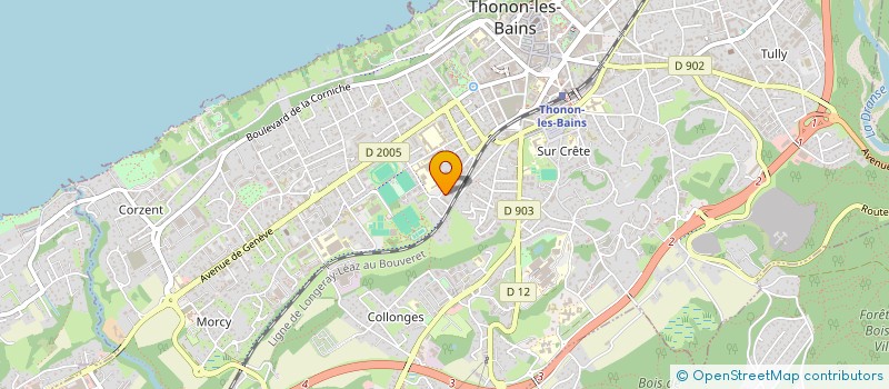localisation de l'entreprise SARL LEMAN CARS à THONON-LES-BAINS
