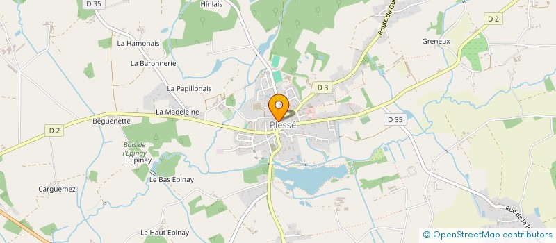 localisation de l'entreprise SARL LEMARCHAND LESKE  PLESSE