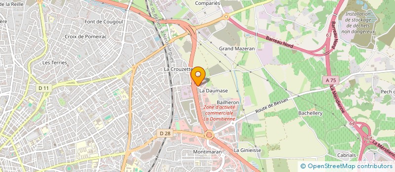 localisation de l'entreprise SARL LEMECO à BEZIERS