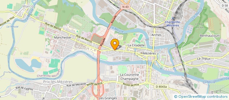 localisation de l'entreprise SARL LEMEE FRERES STORFERM  CHARLEVILLE-MEZIERES