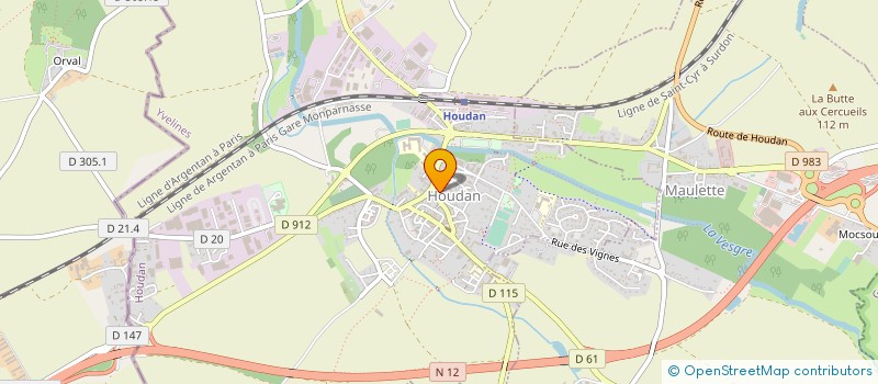 localisation de l'entreprise SARL LEMESLE à HOUDAN