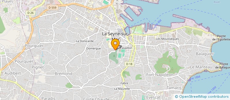 localisation de l'entreprise SARL LEMOINE à LA SEYNE-SUR-MER