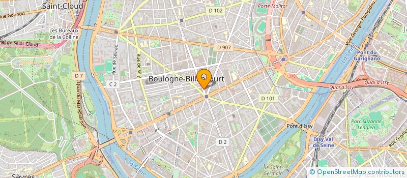 localisation de l'entreprise SARL LEMOINE ET FILS à BOULOGNE-BILLANCOURT