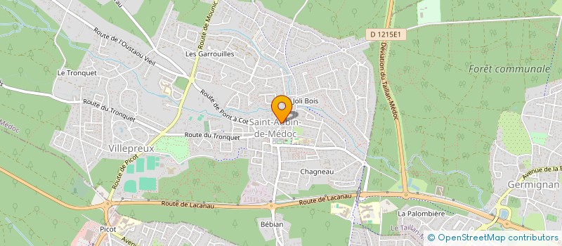 localisation de l'entreprise SARL LENOIR  SAINT-AUBIN-DE-MEDOC