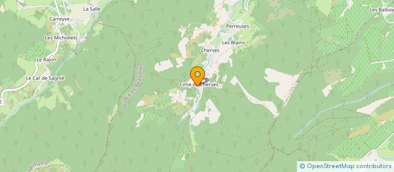 localisation de l'entreprise SARL LENOIR FILS à QUINCIE EN BEAUJOLAIS