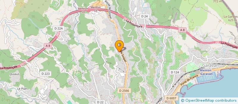 localisation de l'entreprise SARL LENOPTIC à MENTON