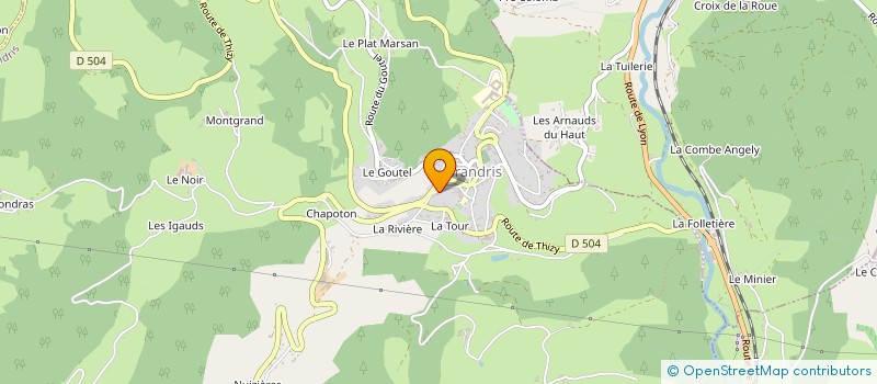 localisation de l'entreprise SARL LEON NOVEL ET FILS à GRANDRIS