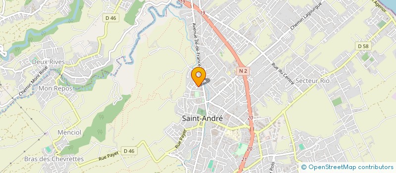 localisation de l'entreprise SARL LEONETTE-LAURENT à SAINT-ANDRE