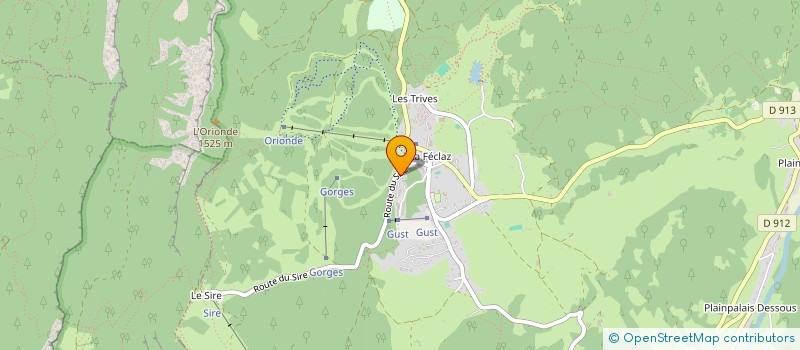 localisation de l'entreprise SARL LEONIE GABIN  LES DESERTS