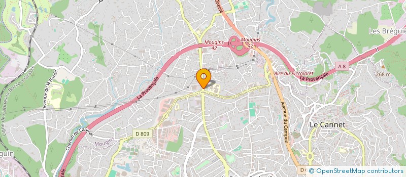 localisation de l'entreprise SARL LEOPARD à MOUGINS