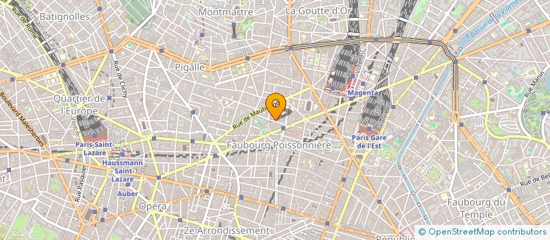 localisation de l'entreprise SARL LEOPOLDINE DE GALZAIN à PARIS