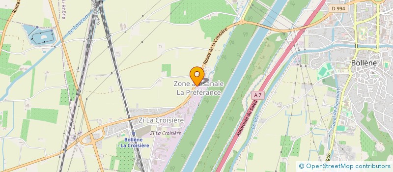 localisation de l'entreprise SARL LEPLAT  BOLLENE