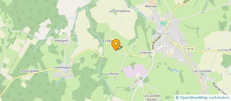 localisation de l'entreprise SARL LEPRAT ET FILS à BONNAT