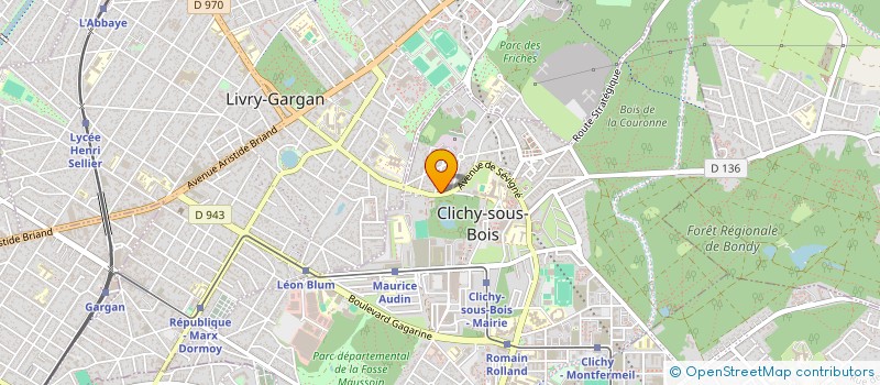 localisation de l'entreprise SARL LEPTIS à CLICHY-SOUS-BOIS