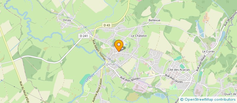 localisation de l'entreprise SARL LEQUIN JEAN & FILS à EPINAC