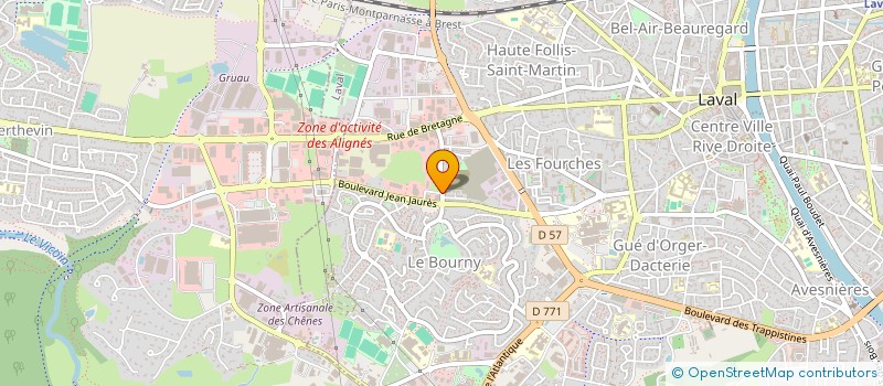 localisation de l'entreprise SARL LEREVENU JEROME à LAVAL