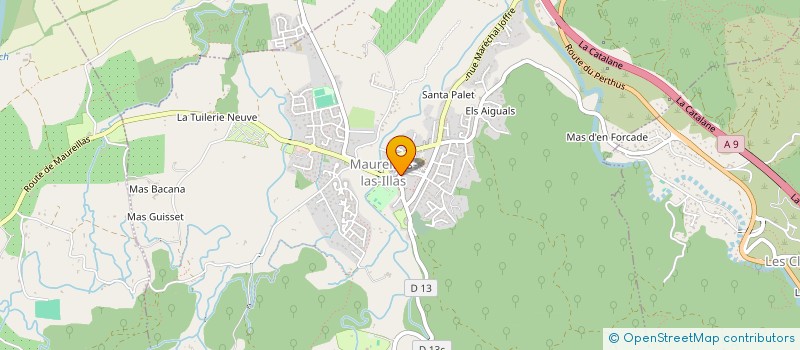 localisation de l'entreprise SARL LERIA CERETTI à MAUREILLAS-LAS-ILLAS