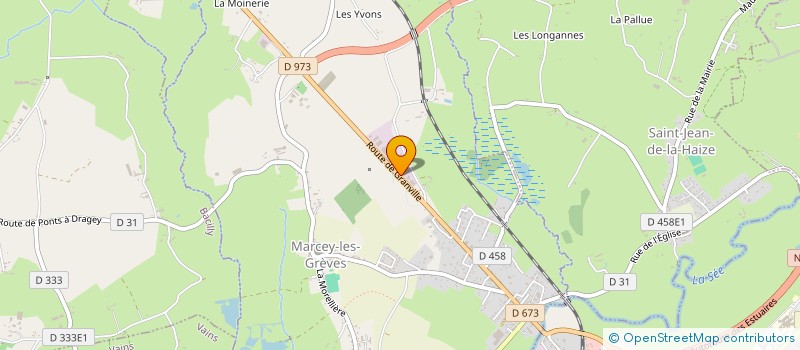 localisation de l'entreprise SARL LEROUX à MARCEY-LES-GREVES
