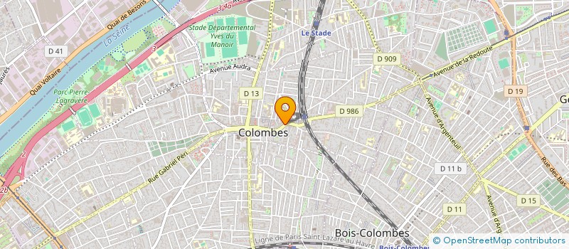 localisation de l'entreprise SARL LEROUX à COLOMBES