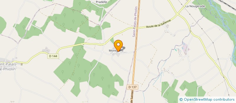 localisation de l'entreprise SARL LEROUX & FILS à SAINT-PALAIS-DE-PHIOLIN