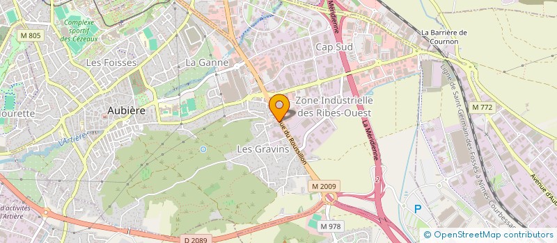 localisation de l'entreprise SARL LEROY  AUBIERE