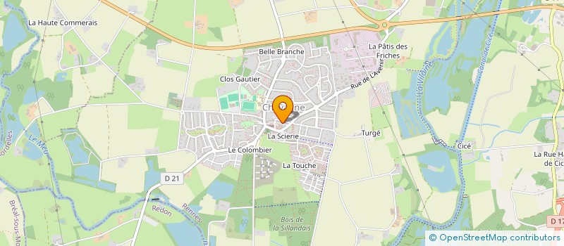 localisation de l'entreprise SARL LEROY BELLE ET ZEN  CHAVAGNE