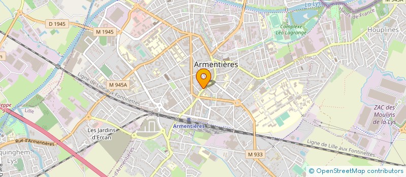localisation de l'entreprise SARL LEROY FRERES à ARMENTIERES