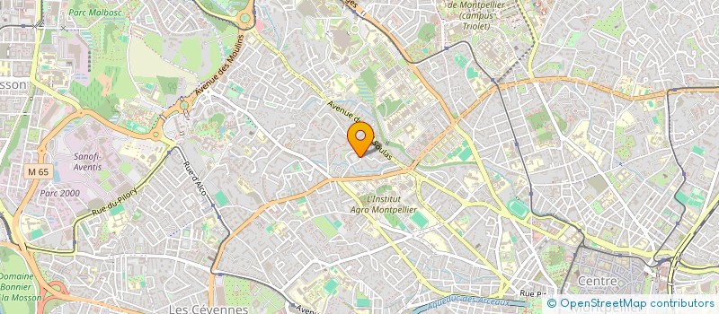 localisation de l'entreprise SARL LES 10 PRESSES à MONTPELLIER