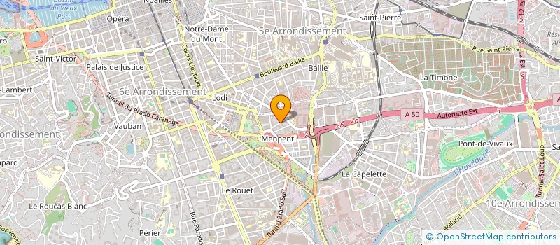 localisation de l'entreprise SARL LES 13 TRAVAUX DU BATIMENT à MARSEILLE