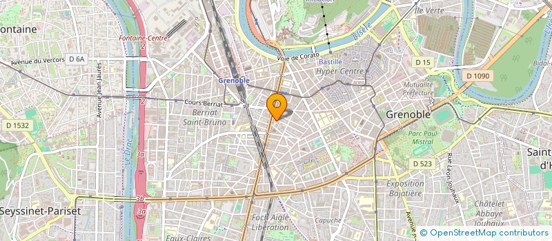 localisation de l'entreprise SARL LES 2 BERGERS à GRENOBLE