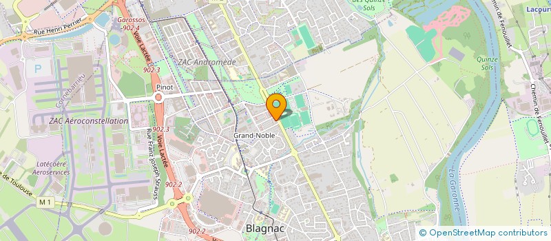 localisation de l'entreprise SARL LES 2B à BLAGNAC