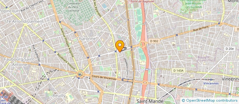 localisation de l'entreprise SARL  LES 3 ECRITOIRES  PARIS