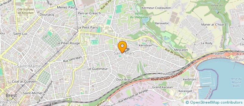 localisation de l'entreprise SARL LES 4 B à BREST