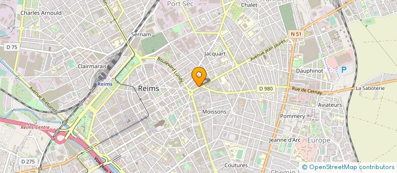 localisation de l'entreprise SARL LES 4 COINS DU BATIMENT  REIMS