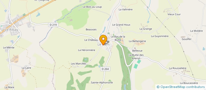 localisation de l'entreprise SARL LES 4 SAISONS  CHEVAIGNE-DU-MAINE