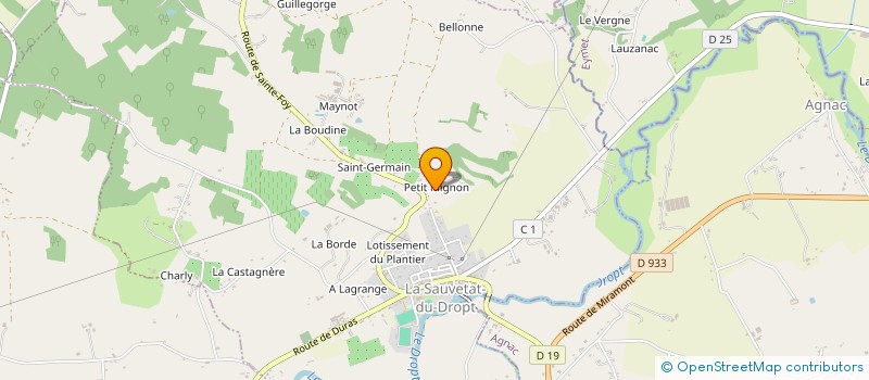 localisation de l'entreprise SARL LES 4 SAISONS DE PRELONG à SAINT-PARDOUX-ISAAC