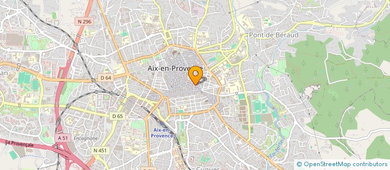 localisation de l'entreprise SARL LES 400 COUPS  AIX-EN-PROVENCE