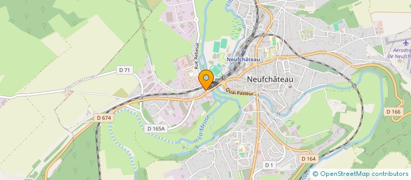 localisation de l'entreprise SARL LES 5 PONTS à NEUFCHATEAU