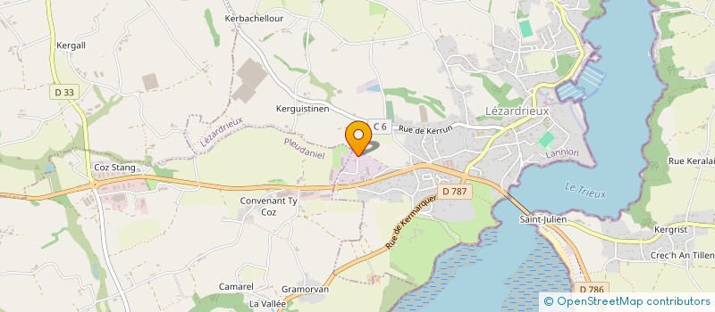 localisation de l'entreprise SARL LES 8  LEZARDRIEUX