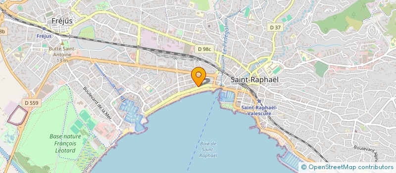 localisation de l'entreprise SARL LES ALIZEES à FREJUS