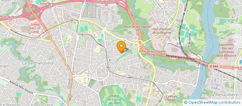 localisation de l'entreprise SARL LES ALPAGES  NANTES