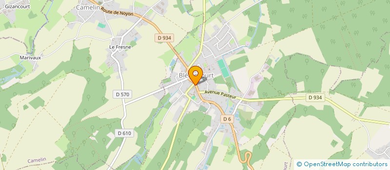 localisation de l'entreprise SARL LES AMBULANCES DE BLERANCOURT à BLERANCOURT