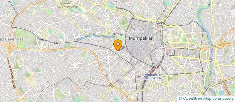 localisation de l'entreprise SARL LES AMBULANCES MERIDIONALES à MONTPELLIER
