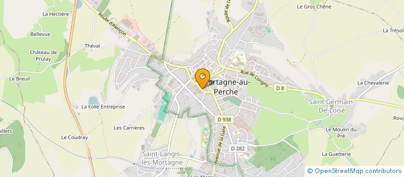 localisation de l'entreprise SARL LES ANGES VAGABONDS à MORTAGNE-AU-PERCHE