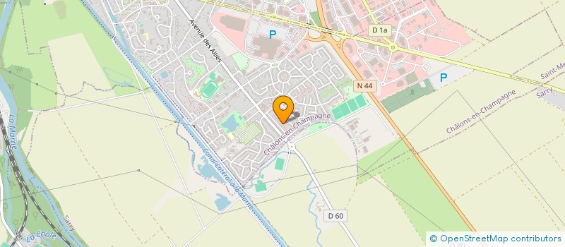 localisation de l'entreprise SARL LES ANTENNES CHAMPENOISES  CHALONS-EN-CHAMPAGNE