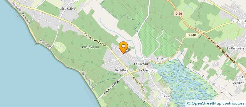 localisation de l'entreprise SARL LES ARCADES  DOLUS-D'OLERON