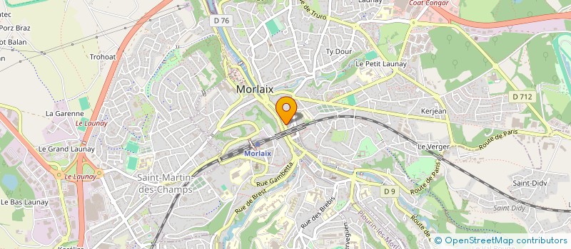 localisation de l'entreprise SARL LES ARCADES à MORLAIX